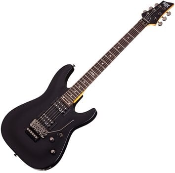 Elektrická kytara Schecter C-1 FR SGR Midnight Satin Black Elektrická kytara - 1