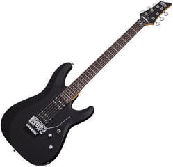 E-Gitarre Schecter C-6 FR Deluxe Satin Black E-Gitarre