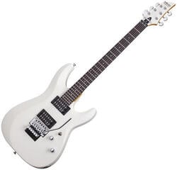 E-Gitarre Schecter C-6 FR Deluxe Satin White E-Gitarre