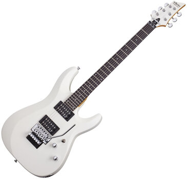 Elektrisk gitar Schecter C-6 FR Deluxe Satin White - 1