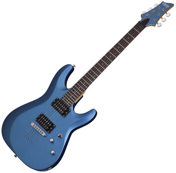 Електрическа китара Schecter C-6 Deluxe Satin Metallic Light Blue Електрическа китара - 1