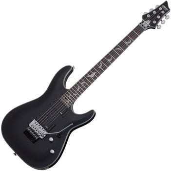 E-Gitarre Schecter Damien Platinum-6 FR Satin Black E-Gitarre - 1