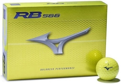 Golfové lopty Mizuno RB566 Yellow Basic 12 Golfové lopty - 1