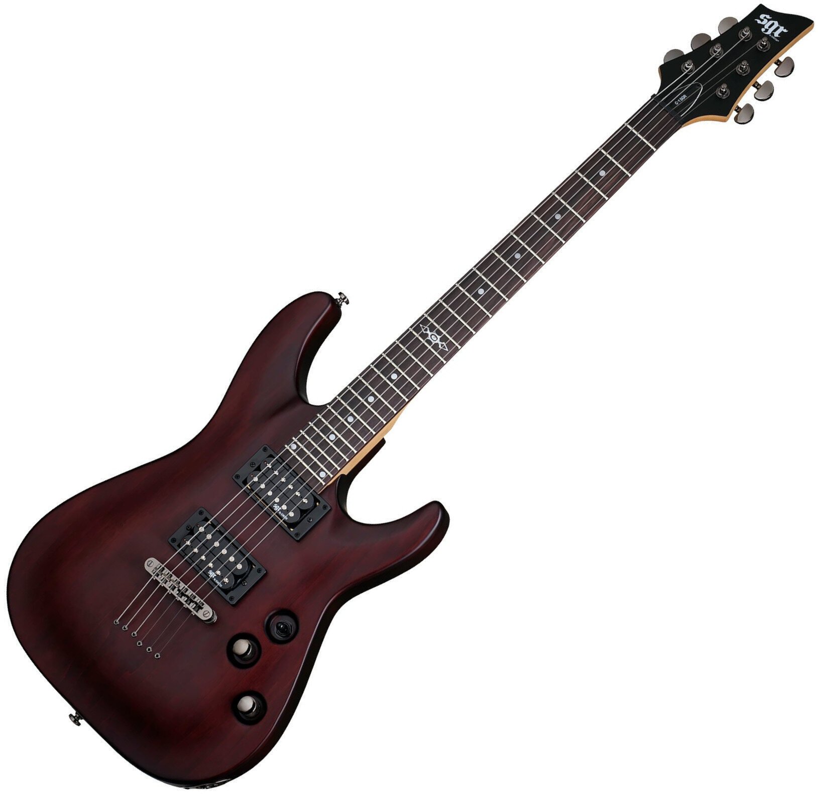 E-Gitarre Schecter C-1 SGR Walnut Satin E-Gitarre