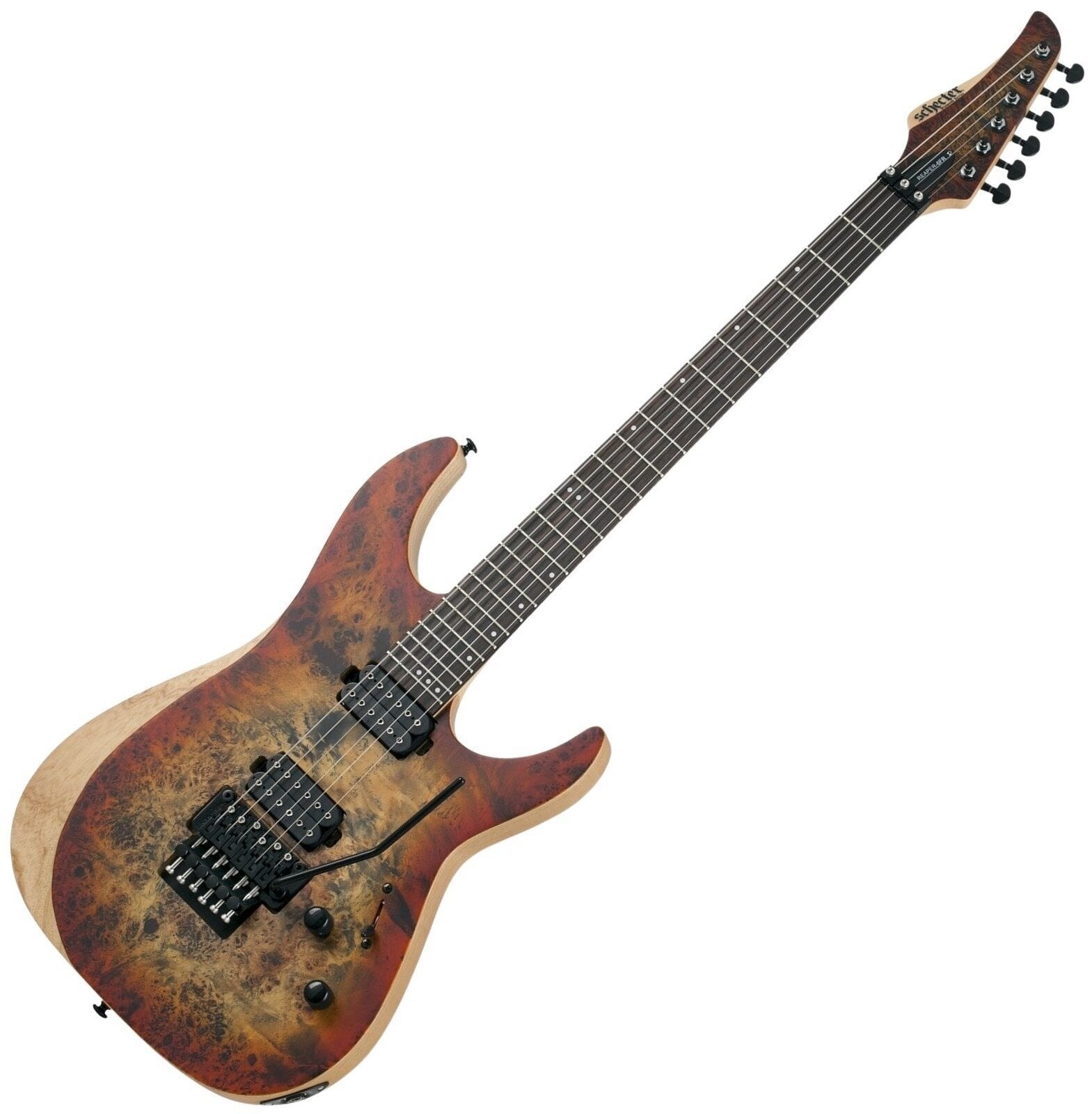 Elektrikitarr Schecter Reaper-6 FR Inferno Burst Elektrikitarr