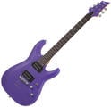 Schecter C-6 Deluxe Satin Purple Elektrikitarr