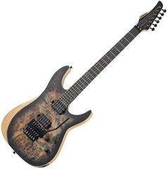 Elektrická gitara Schecter Reaper-6 FR Charcoal Burst Elektrická gitara