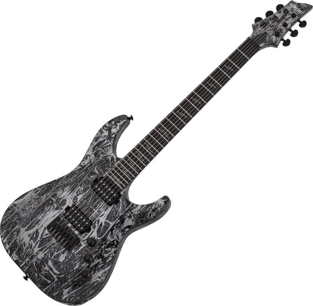 Електрическа китара Schecter C-1 Metallic Silver Електрическа китара