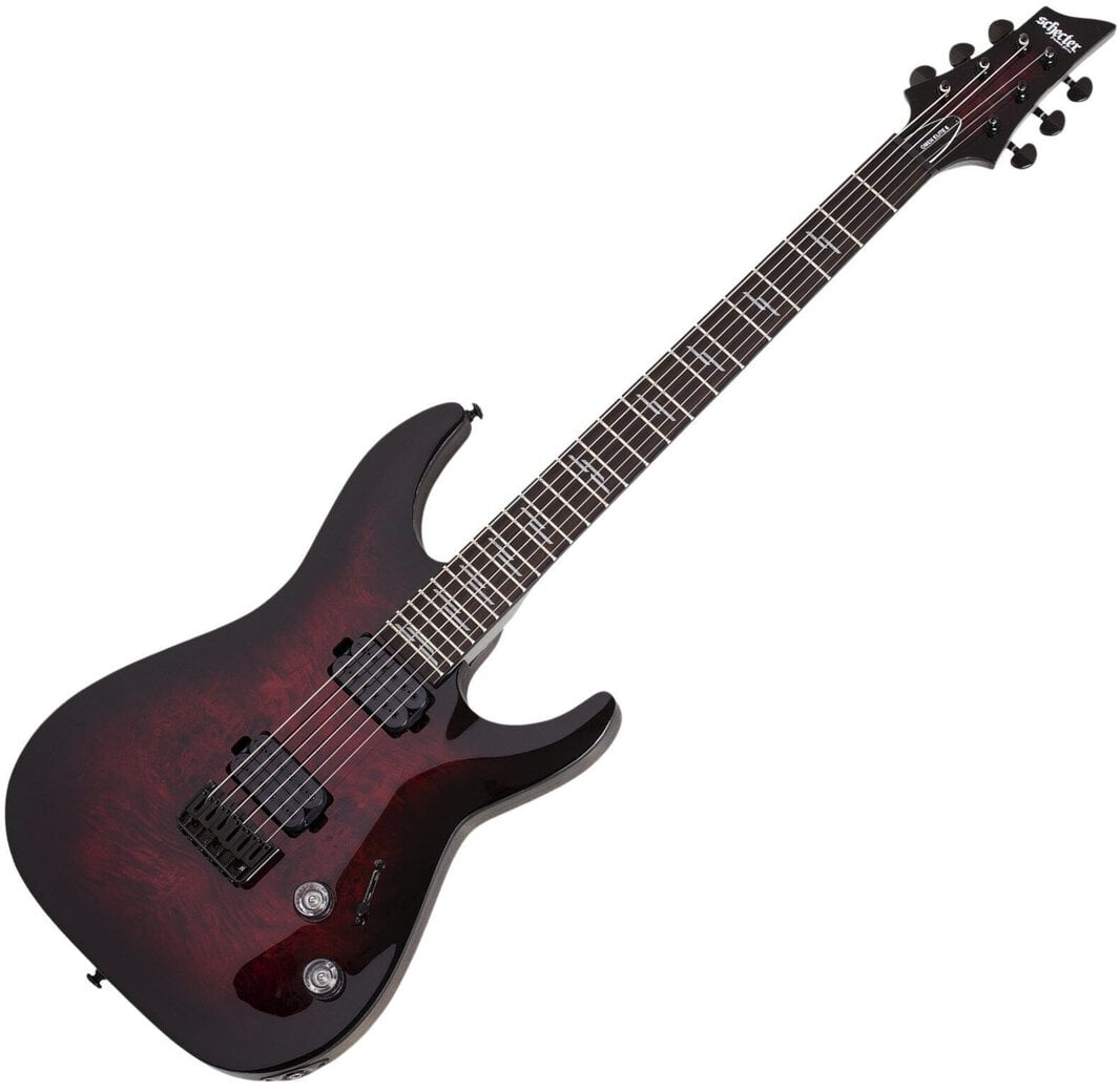 Schecter Omen Elite-6 Black Cherry Burst Chitară electrică - Muziker