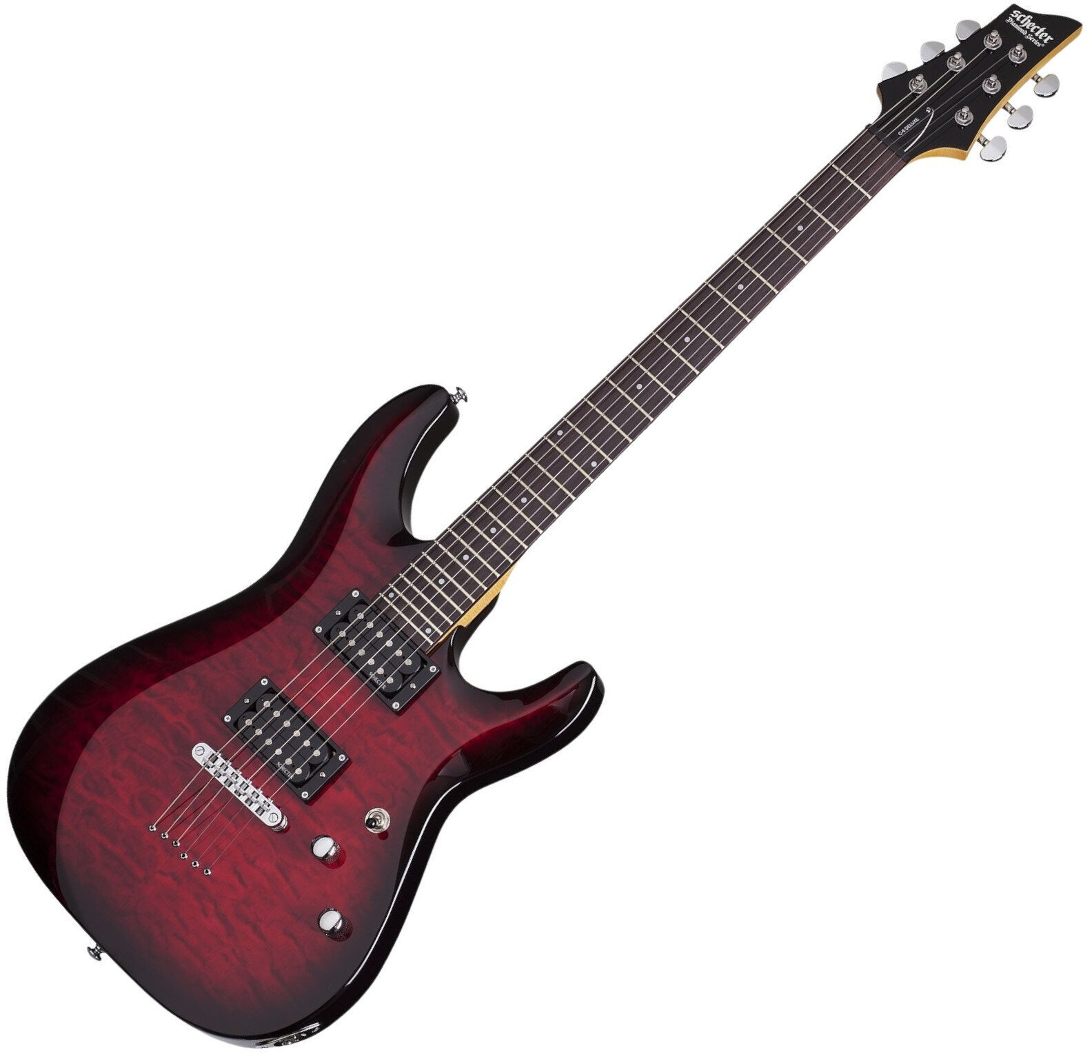 Gitara elektryczna Schecter C-6 Plus See-Thru Cherry Burst Gitara elektryczna