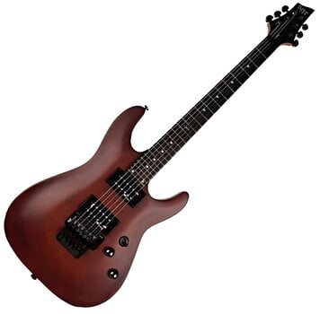 Elektrická gitara Schecter SGR-C1 FR Walnut Satin Elektrická gitara - 1