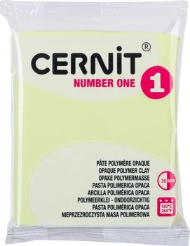 Polymer clay Cernit N°1 Polymer clay Pastel Yellow 56 g - 1