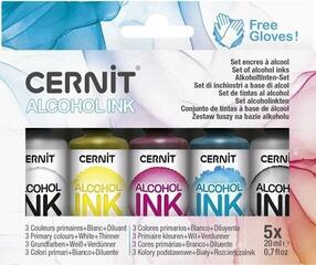 Tuš Cernit CEASS005C Set alkoholnog mastila  Primary Colors 5 x 20 ml 5 Ком