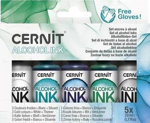 Ink Cernit CEASS008C Set of Alcohol Ink Cold Colors 5 x 20 ml 5 pcs