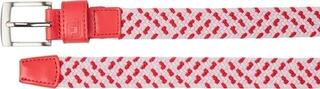 Cinturón Footjoy Braided Womens Black/White/Berry