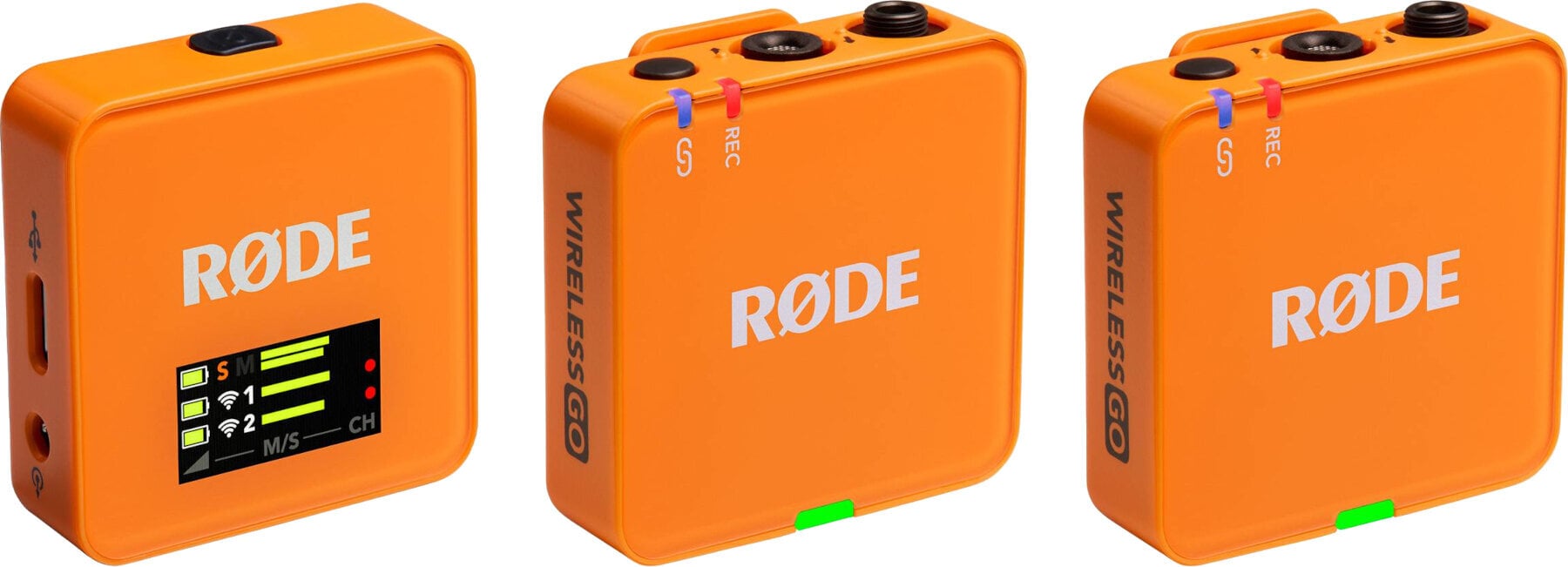 Sistema audio wireless Rode GO Gen 3 Orange Sistema audio wireless