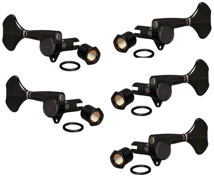 Тунинг част за бас китара Gotoh GB707-5 B 3L/2R Black Тунинг част за бас китара - 1