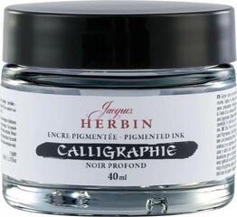 Tuš Jacques Herbin Calligraphy Калиграфско мастило Deep Black 40 ml 1 kom