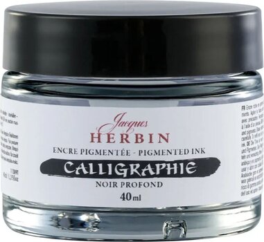 Ink Jacques Herbin Calligraphy Calligraphy Ink Deep Black 40 ml 1 pc - 1