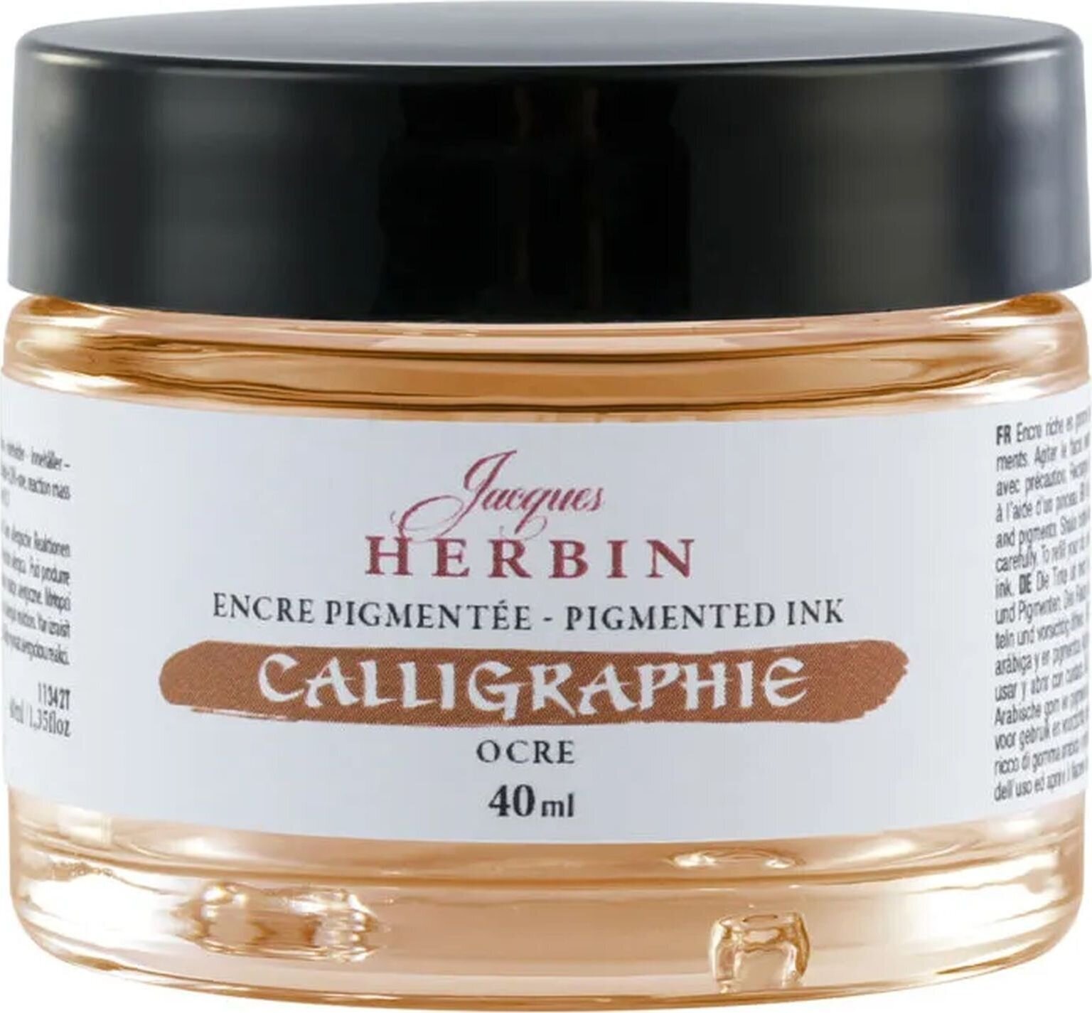 Atrament Jacques Herbin Calligraphy Kaligrafický tuš Ochre 40 ml 1 ks