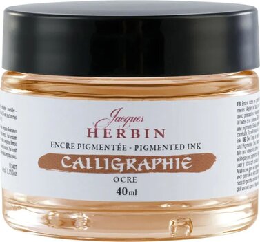 Atrament Jacques Herbin Calligraphy Kaligrafický tuš Ochre 40 ml 1 ks - 1