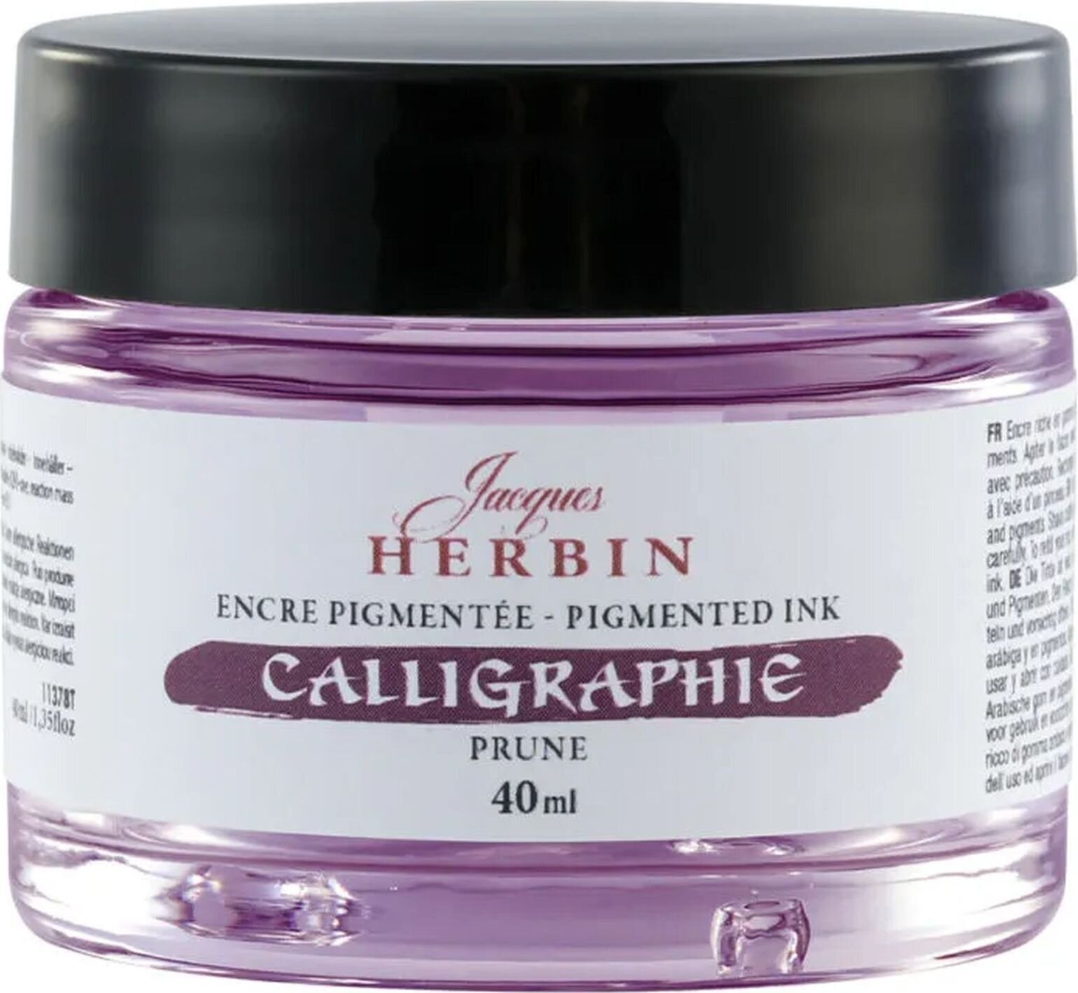 Jacques Herbin Calligraphy Kaligrafický tuš Plum-Coloured 40 ml 1 ks