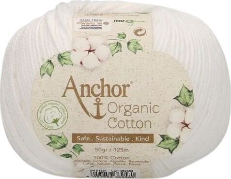 Pređa za pletenje Anchor Organic Cotton 01331 Pređa za pletenje