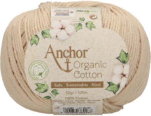Pređa za pletenje Anchor Organic Cotton 00387 Pređa za pletenje