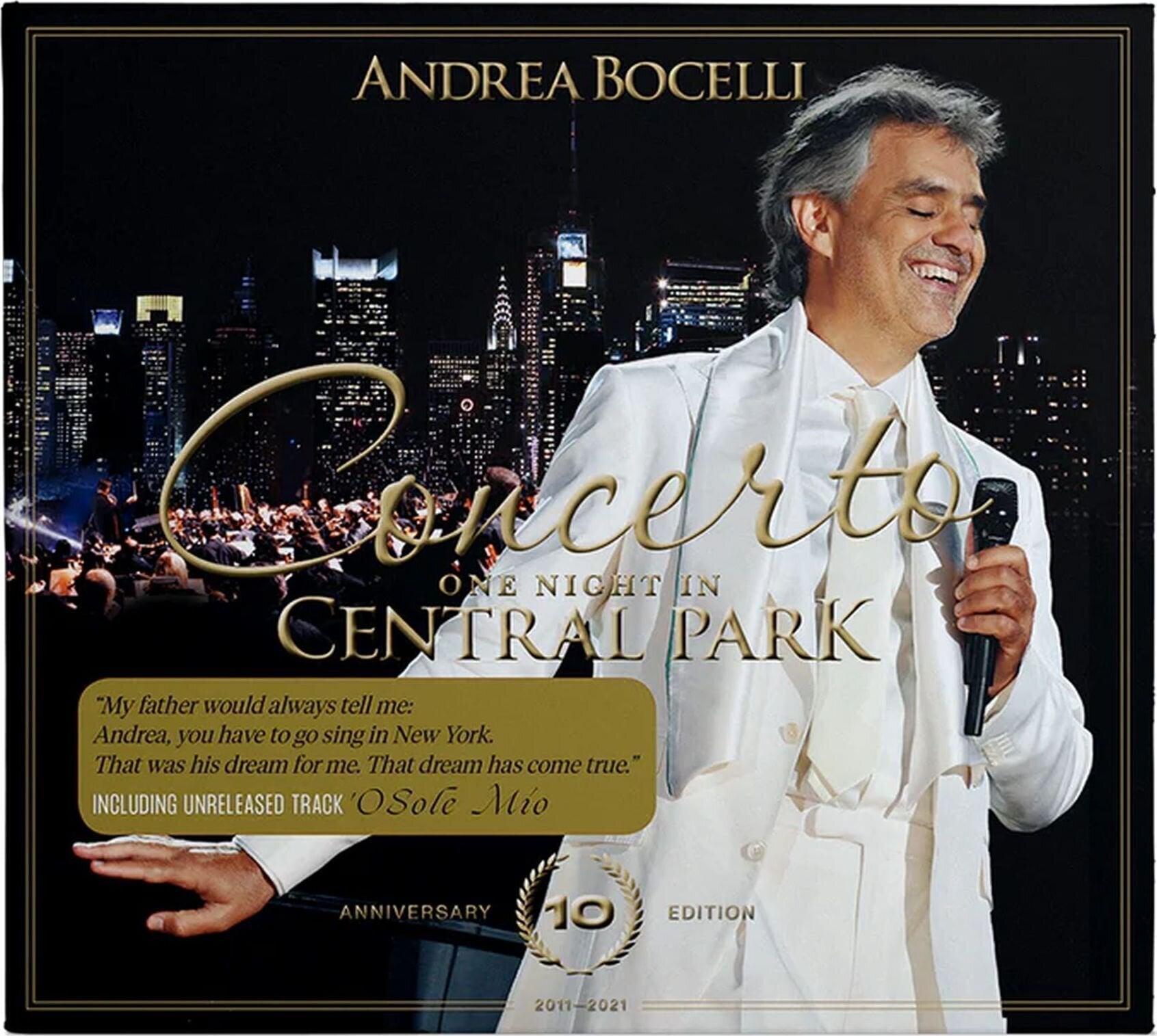 Hudobné CD Andrea Bocelli - Concerto: One Night in Central Park (Anniversary Edition) (CD)