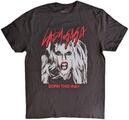 Lady Gaga Born This Way Photo Charcoal Grey 2XL Camiseta de manga corta