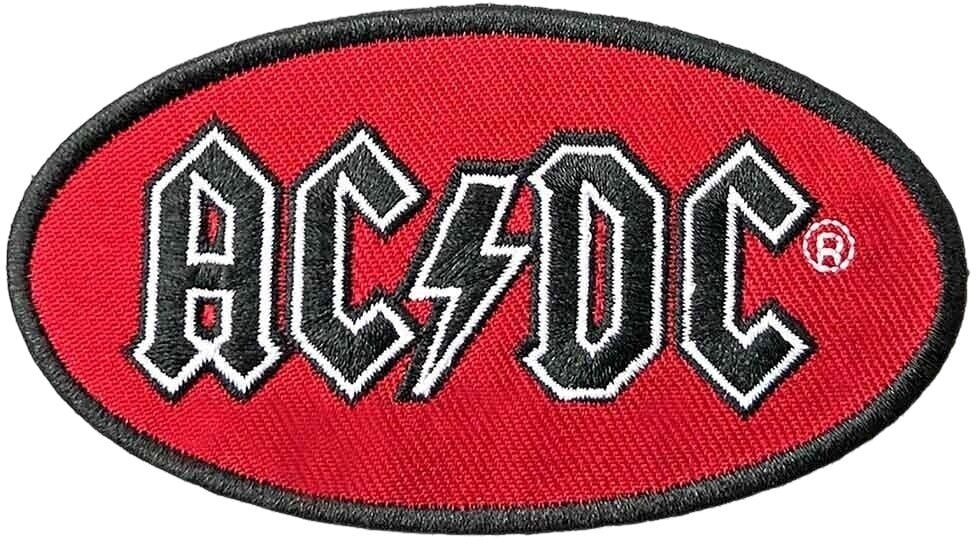 Кръпка / значка AC/DC Oval Logo Iron-On пластир