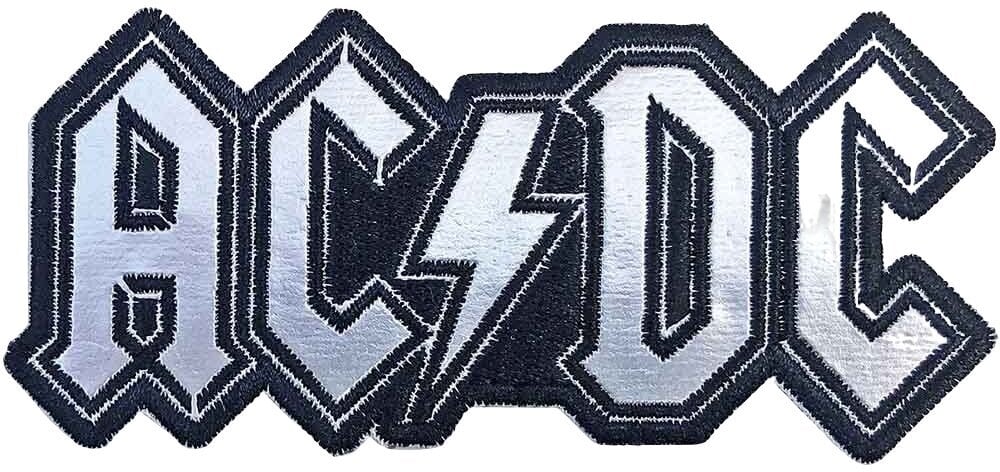 AC/DC Cut-Out Foil Logo Nažehlovačka