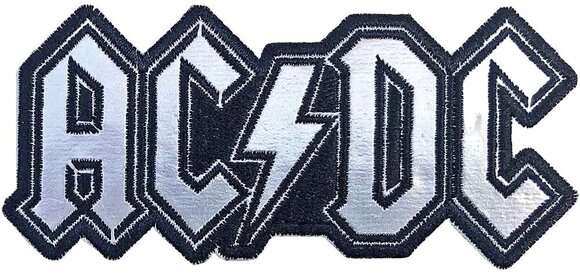 Закрпа / Значка AC/DC Cut-Out Foil Logo Ирон-Он Патцх - 1