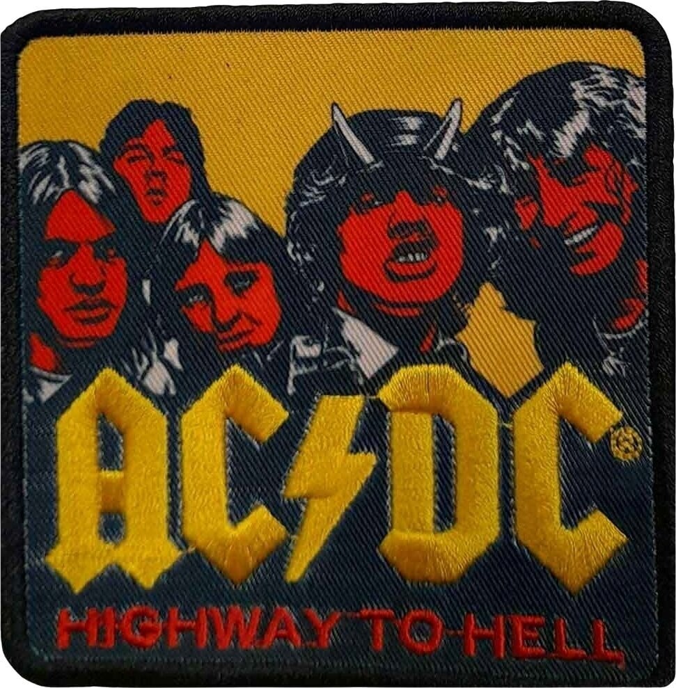 Nášivka / Odznak AC/DC Highway To Hell Alt Colour Nažehlovačka