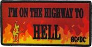AC/DC Highway To Hell Flames Plasture de călcat