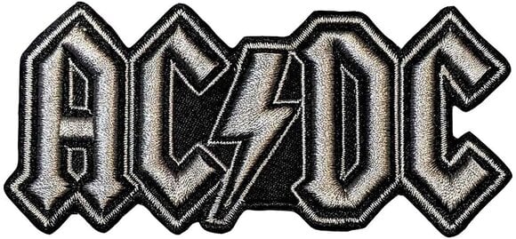 Patch / Badge AC/DC Silver Logo Iron-On Patch - 1