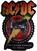 Patch / Badge AC/DC For Those About To Rock 1981 Cut-Out Iron-On Patch