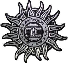 Patch / Badge Alice In Chains Sun Logo B&W Iron-On Patch