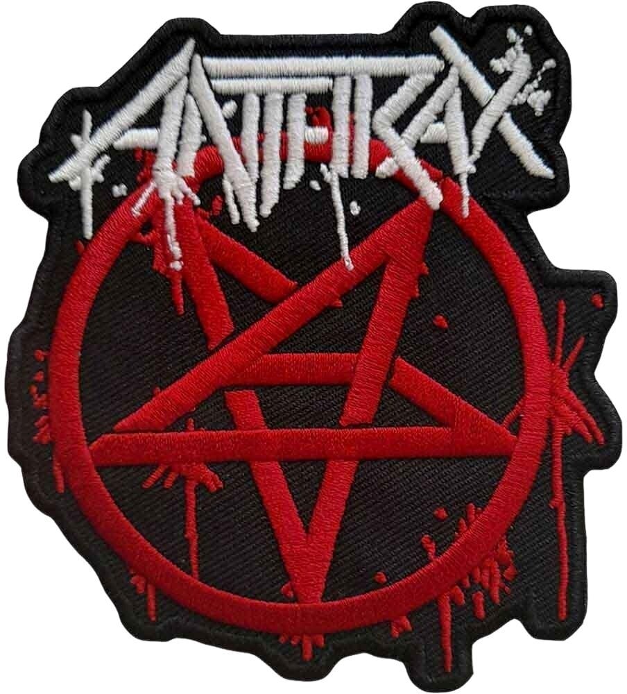 Patch / Badge Anthrax Pent Logo Iron-On Patch