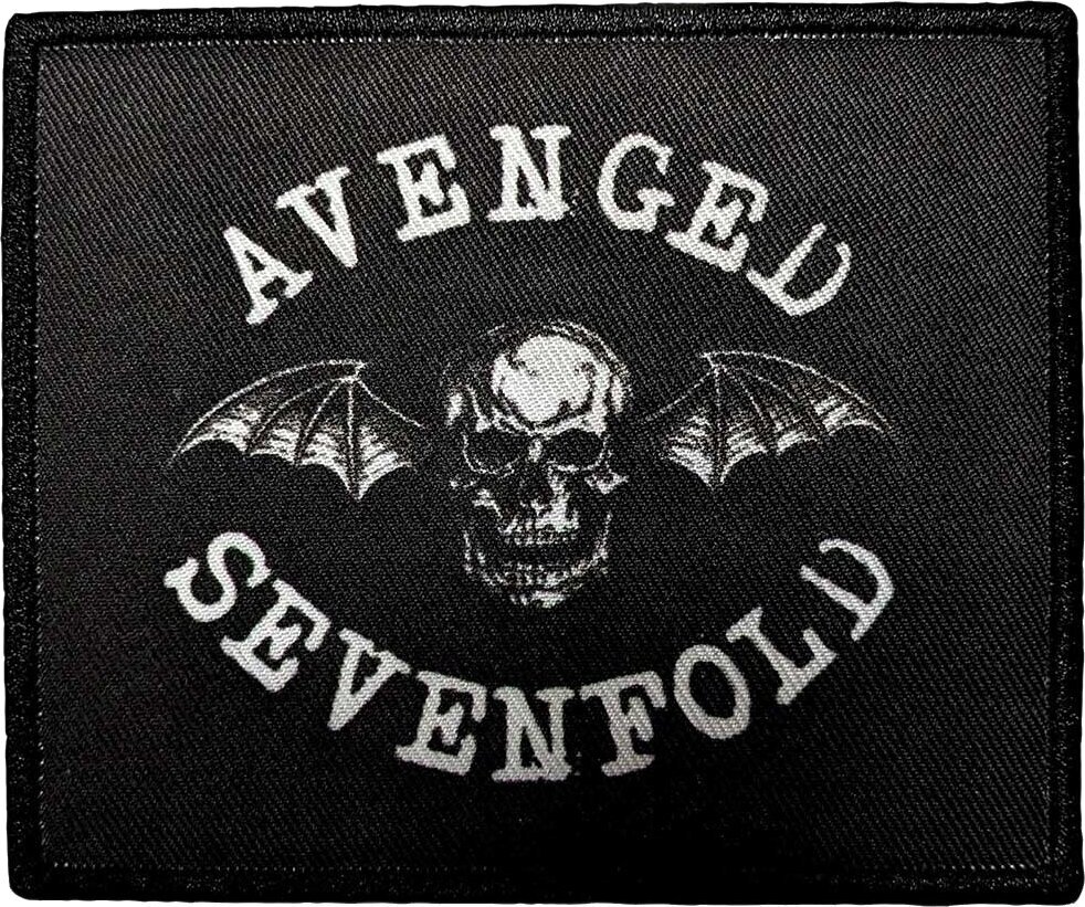 Закрпа / Значка Avenged Sevenfold Deathbat Crest Закрпа за шивање