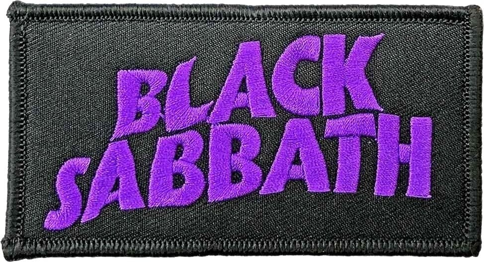 Patch / Badge Black Sabbath Wavy Logo Iron-On Patch