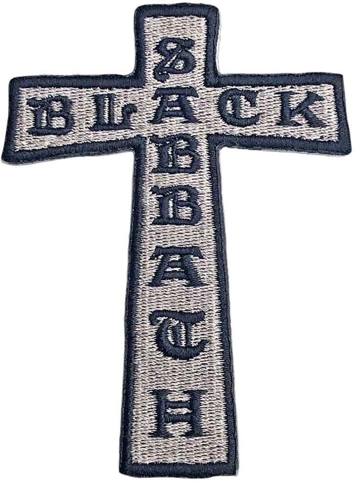 Toppa / Distintivo Black Sabbath Cross Toppa termoadesiva