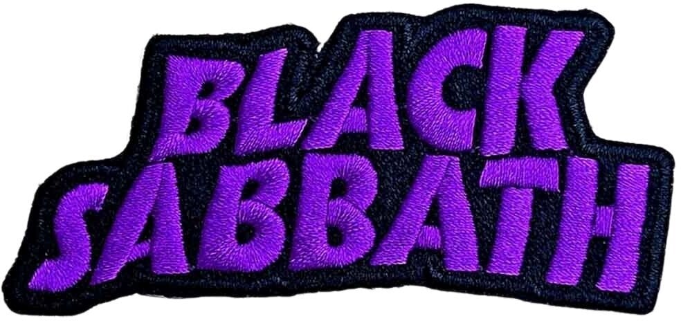 Black Sabbath Cut Out Wavy Logo Nažehlovačka