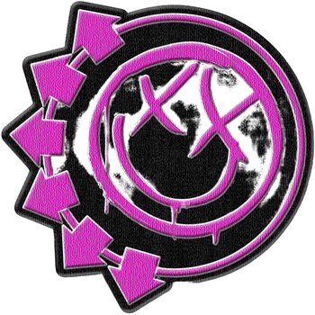 Toppa / Distintivo Blink-182 Pink Neon Six Arrows Smile Toppa termoadesiva - 1