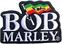 Patch / Badge Bob Marley Logo Iron-On Patch