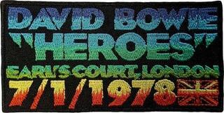 Кръпка / значка David Bowie Heroes Earls Court Iron-On пластир