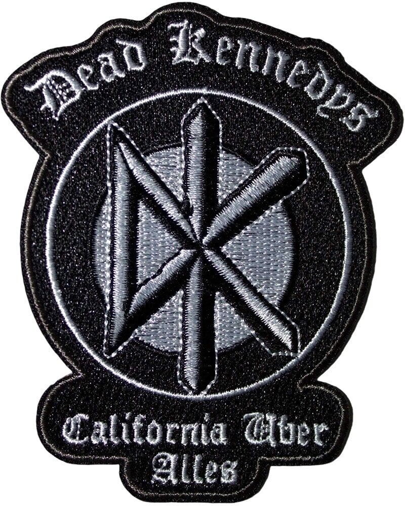 Nášivka / Odznak Dead Kennedys California Uber Alles B&W Nažehlovačka
