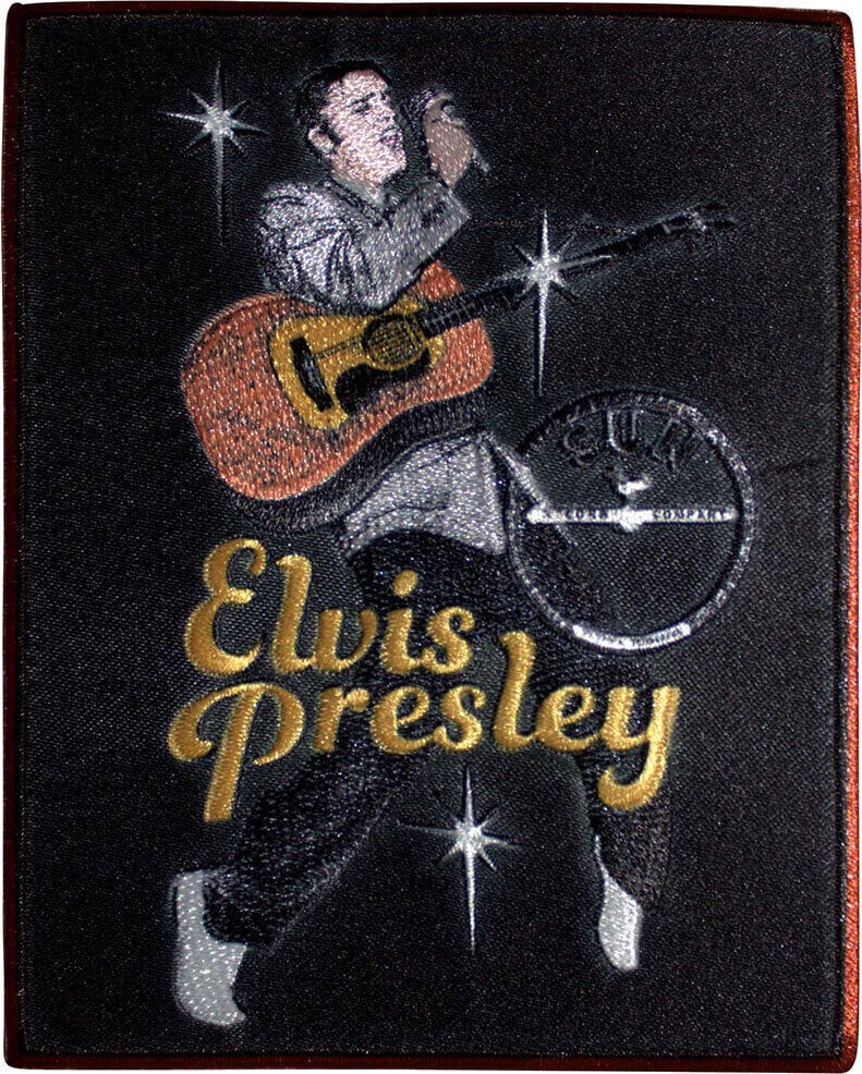 Кръпка / значка Elvis Presley Elvis Mic Iron-On пластир