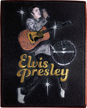 Кръпка / значка Elvis Presley Elvis Mic Iron-On пластир - 1