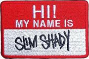 Eminem Slim Shady Name Badge Ирон-Он Патцх